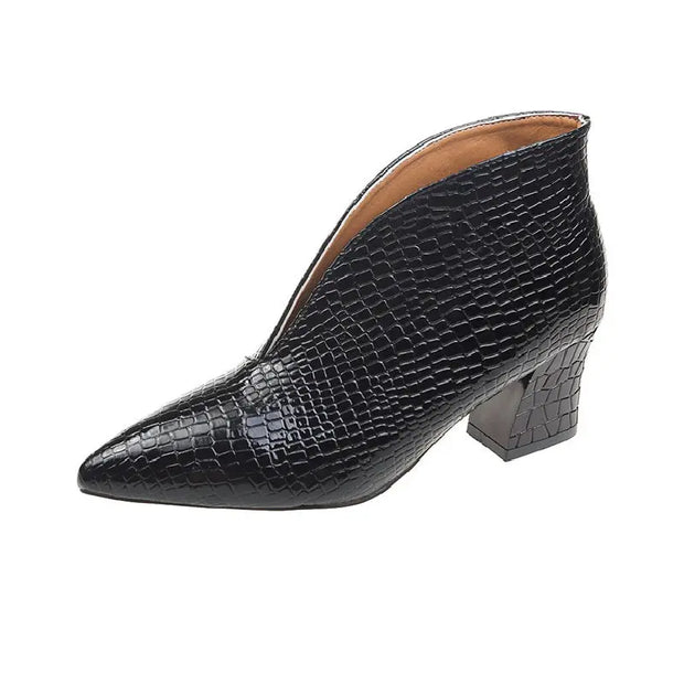 Chunky Heel Martin Boots virtual