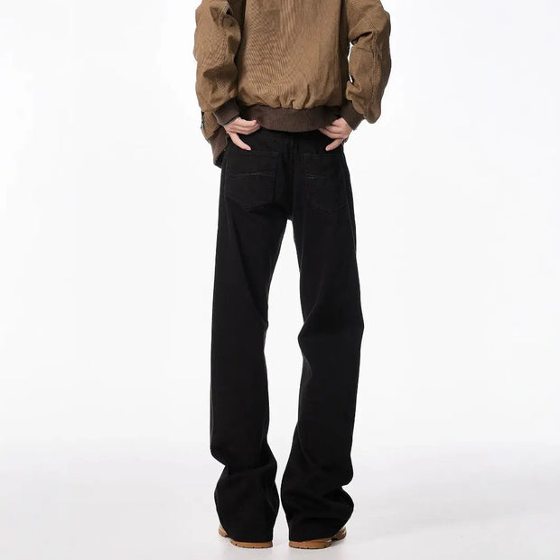 High Street Loose Micro-pull Straight Pants virtual