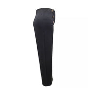 Plus Size Women's Casual Tight Straight-leg Trousers virtual