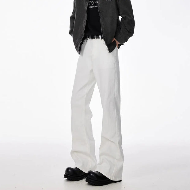 High Street Loose Micro-pull Straight Pants virtual