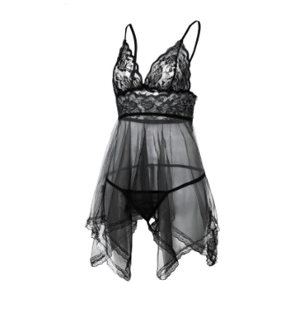 Sexy Lingerie Sexy Lingerie Front Slit Nightdress virtual