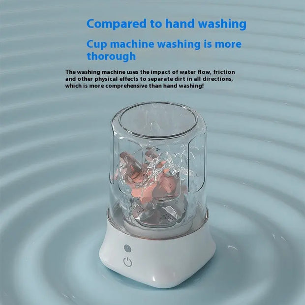 Portable Wireless Charging Automatic Mini Washing Machine rechargeable