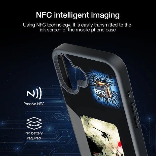 Smart Screen Phone Case Glass Nfc
