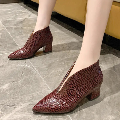 Chunky Heel Martin Boots virtual