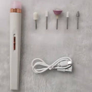 5in1 Manicure Machine Set Electric Nail Drill Polisher Cordless USB Rechargeable With LED Cutters Mill For Manicure Pedicure Accessor virtual