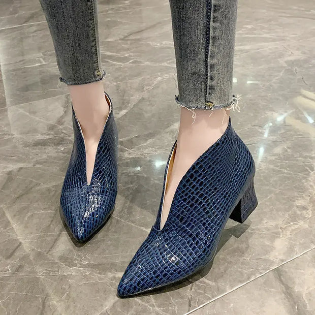 Chunky Heel Martin Boots virtual