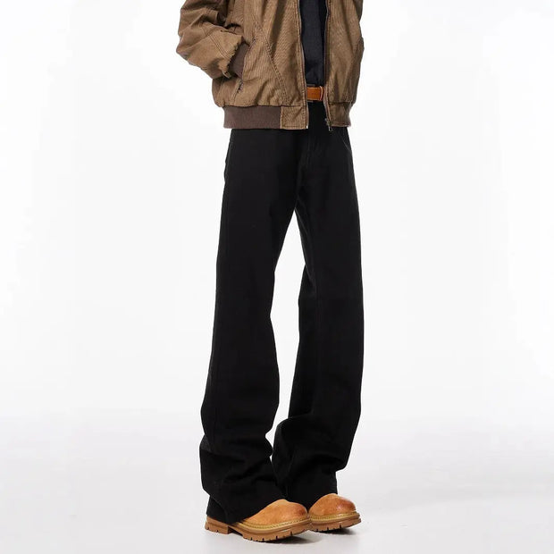 High Street Loose Micro-pull Straight Pants virtual