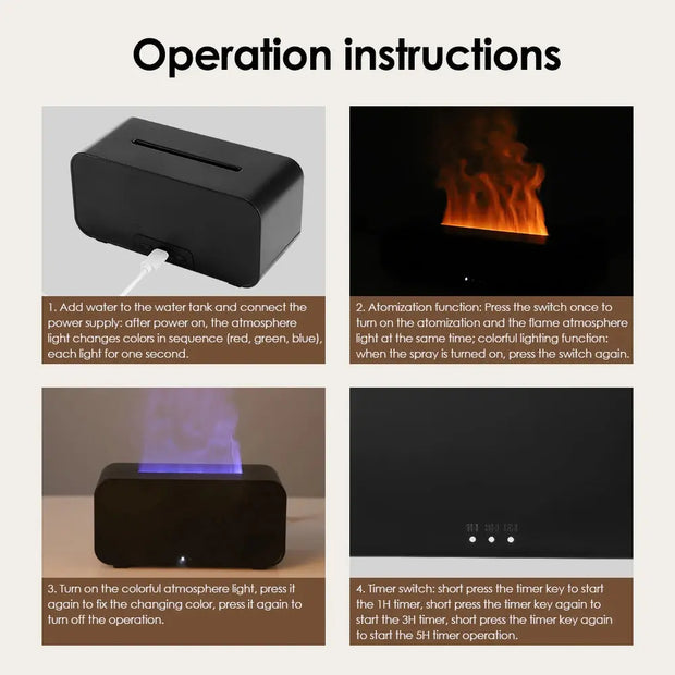 Simulation Flame Aromatherapy flame oil