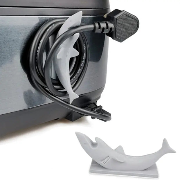 Kitchen Supplies Cord Wrapper Shark Wire Storage And Fixing Concealer Home Cable Storage virtual