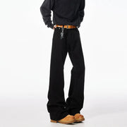 High Street Loose Micro-pull Straight Pants virtual