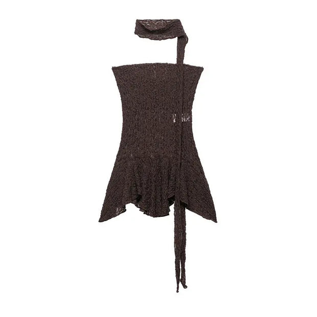 Summer Scarf Lace Top Lace Bell-bottom Pants virtual