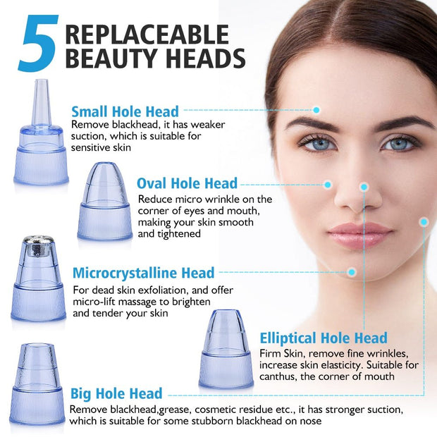 Blackhead Instrument Electric Suction Facial Washing virtual