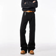 High Street Loose Micro-pull Straight Pants virtual