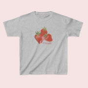 Short-sleeved Street Casual Round Neck Strawberry virtual