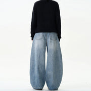 Classic Washed Machete Jeans For Men virtual