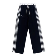European And American Street Dance Fashion Brand Stitching Waist Pants virtual