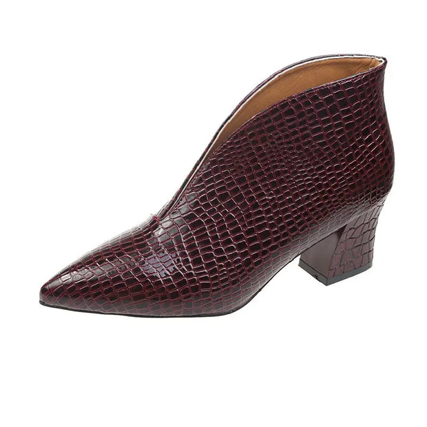 Chunky Heel Martin Boots virtual