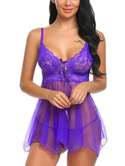 Sexy Lingerie Sexy Lingerie Front Slit Nightdress virtual