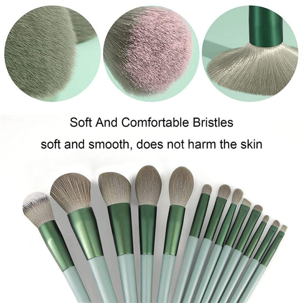 13Pcs Makeup Brush Set virtual