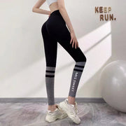 Letter Hip Fitness Training Pant Cropped Leggings virtual
