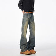 High Street Loose Micro-pull Straight Pants virtual