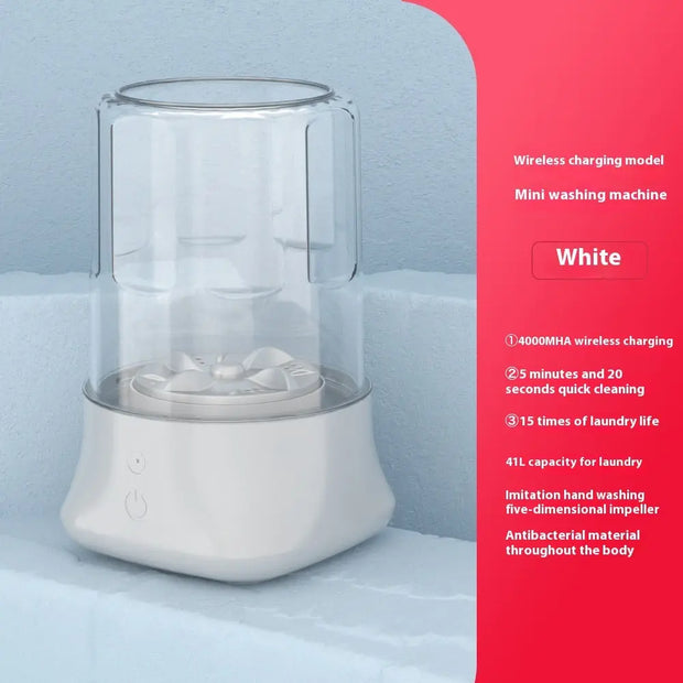 Portable Wireless Charging Automatic Mini Washing Machine rechargeable